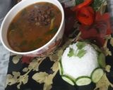 A picture of step 3 of Kaly chany ka salan with boil Rice.