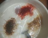 A picture of step 2 of Makhana raita.