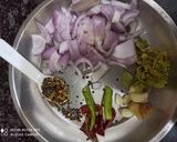 A picture of step 3 of Vegetables Santula.