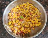 A picture of step 5 of Corn Chaat.