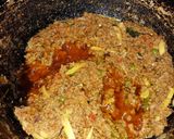 A picture of step 4 of Bhuna Qeema.