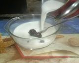 A picture of step 1 of Eggless Date Cake.