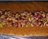 A picture of step 4 of Kunafa Mabrouma with Mixed Nuts.