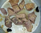 A picture of step 2 of Beef Boti Fry.
