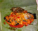 Foto langkah ke 5 dari resep Pepes ikan mas.