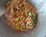 Foto langkah ke 3 dari resep Nasi bakar ayam suwir kemanggi.