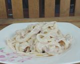 Foto langkah ke 8 dari resep Fettucini Carbonara.