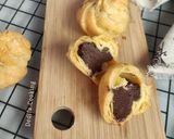 Foto langkah ke 10 dari resep 368. Kue Soes filling Vla Diplomat Coklat.