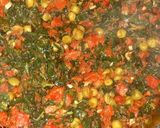 A picture of step 8 of Gajar methi matar sabzi.