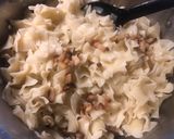 Túrós tészta szalonnával, tejföllel recept fázis 2 fotója