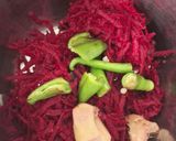 A picture of step 2 of Red lentils Ragi beetroot Dosa.