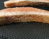 Une image de l'étape 4 de Pavé de saumon, mâche et mélange 4 céréales.