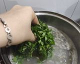Hình bước làm 4 của món Canh hến rau lang