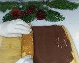 Une image de l'étape 10 de Recette bûche de Noël chocolat et noisette.