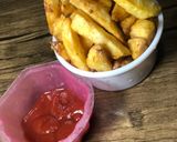 A picture of step 4 of French fries recipeII🍽.