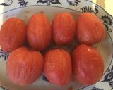A picture of step 2 of California Farm Tomato Lemon Marmelade.