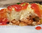 A picture of step 6 of Potato chicken pie(shepherd's pie).