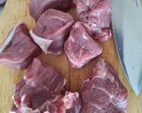 Foto langkah ke 1 dari resep Tuscan Ribeye Black Pepper Stew.