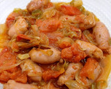Foto del paso 8 de la receta: Longaniza al vermú con verduras