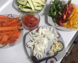 Foto del paso 4 de la receta: Tallarines veganos con verduras