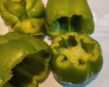 A picture of step 8 of Bharwa Capsicum(Stuffed Bell Peppers).