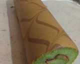 Foto langkah ke 4 dari resep Matcha Roll Cake.