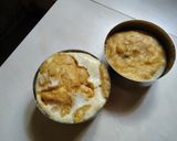 A picture of step 4 of Stuffed Carrot egg dhokla.