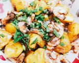 Hình bước làm 2 của món Tép rang khóm