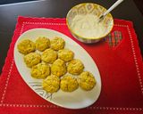 Foto del passaggio 5 della ricetta Polpette di ceci e ricotta con salsa allo yogurt