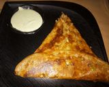 A picture of step 7 of Falhari dosa.