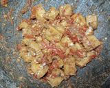 Foto langkah ke 4 dari resep 87. Sambal Tahu dengan Terong Bakar.