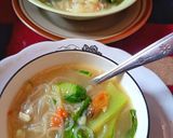 Foto langkah ke 4 dari resep Tekwan Kerikil Tenggiri (Topping seadanya).