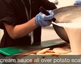 รูปขั้นตอนการทำที่ 5 ของ มันฝรั่งอบครีมซอส potatoes baked