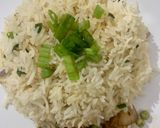 A picture of step 3 of Spring onion rice (easy and quick recipe).