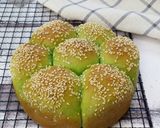 Foto langkah ke 7 dari resep Roti Sobek Pandan (eggless).