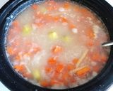 Hình bước làm 6 của món Cháo cá salmon dinh dưỡng