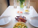 ไก่ทั้งตัวอบด้วยหม้อทอดไร้น้ำมัน