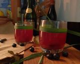 A picture of step 3 of Blueberry lemongrass hot toddy.