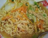 Foto langkah ke 5 dari resep Mie tek tek kuah.
