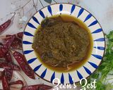 A picture of step 5 of Andhra Gongura Chutney.