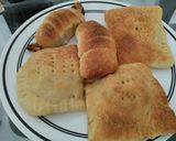 Foto del paso 7 de la receta: Pasteles🥐 rellenos de carne molida🥩, arveja y papa criolla🥔🌰😜