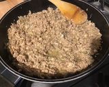 Une image de l'étape 10 de Chapon haché aux poivrons rouges et pesto.