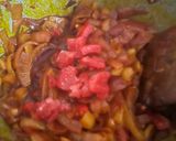 A picture of step 3 of Roasted Ji (yam) and sauce.