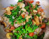 A picture of step 4 of Hyderabadi Paneer Masala.