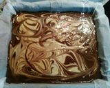 Foto del paso 12 de la receta: Postre Brownie marmolado