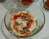 A picture of step 1 of Paneer tikka biryani.