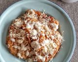 Foto langkah ke 5 dari resep Pisang Geprek Saus Keju.