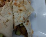 A picture of step 2 of Wrap..roti shimla mirch aloo ka salan 😋👍(Ramadan ki tiyari).