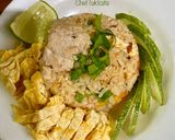 รูปขั้นตอนการทำที่ 2 ของ ข้าวผัดหมูไข่ม้วน by ChefTukkata