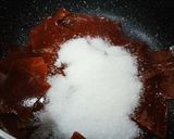 A picture of step 3 of Qamar Al din orange juice.